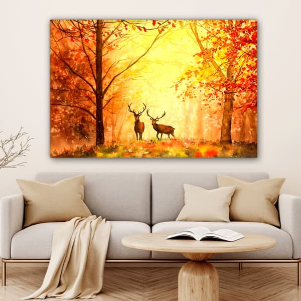 MuchoWow Högupplöst Foto på Canvas -Väggdekoration - Målning Print - Enkelt Upphängningssystem