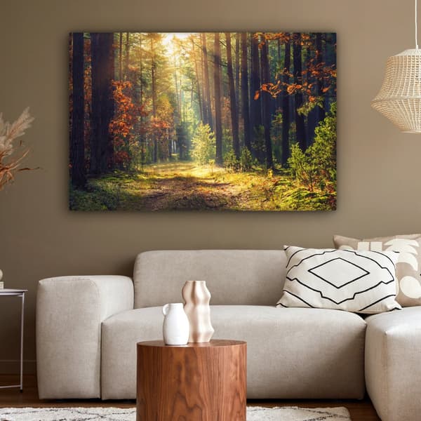 MuchoWow Högupplöst Foto på Canvas -Väggdekoration - Målning Print - Enkelt Upphängningssystem