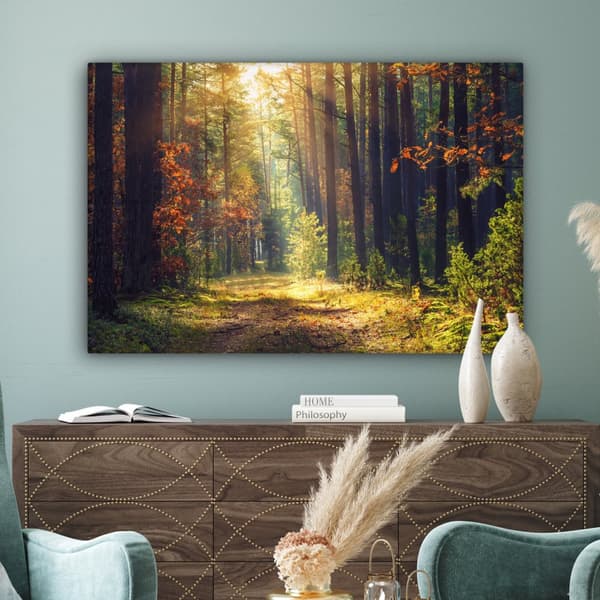 MuchoWow Högupplöst Foto på Canvas -Väggdekoration - Målning Print - Enkelt Upphängningssystem