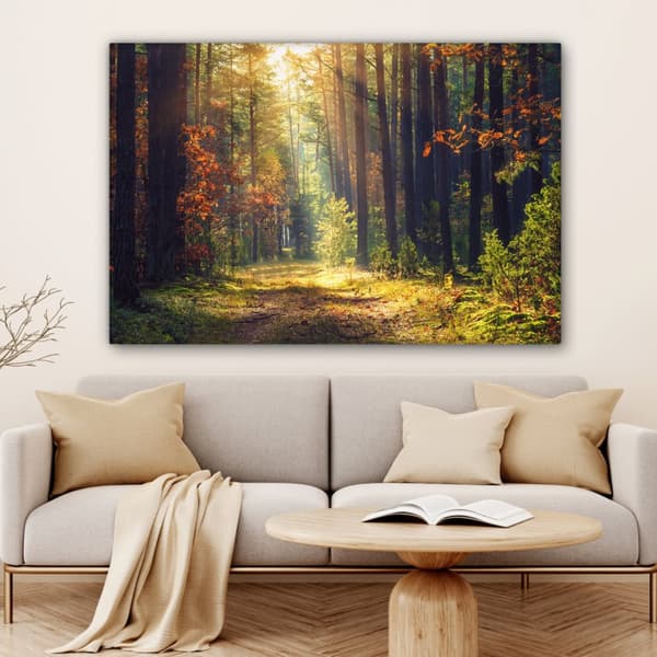 MuchoWow Högupplöst Foto på Canvas -Väggdekoration - Målning Print - Enkelt Upphängningssystem