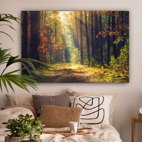MuchoWow Högupplöst Foto på Canvas -Väggdekoration - Målning Print - Enkelt Upphängningssystem