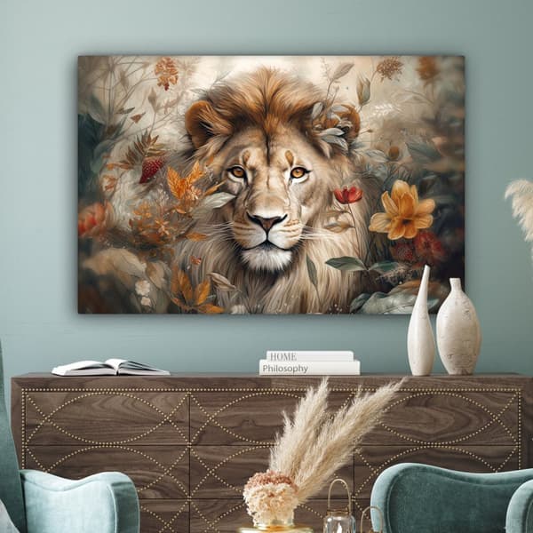 MuchoWow Högupplöst Foto på Canvas -Väggdekoration - Målning Print - Enkelt Upphängningssystem