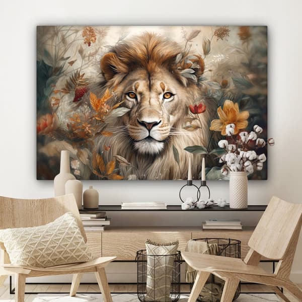 MuchoWow Högupplöst Foto på Canvas -Väggdekoration - Målning Print - Enkelt Upphängningssystem