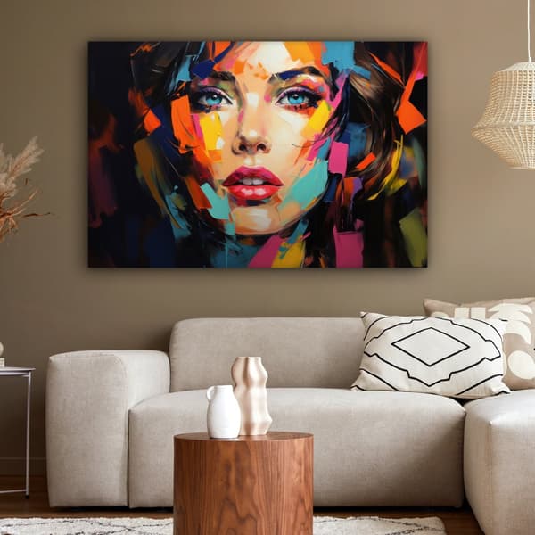 MuchoWow Högupplöst Foto på Canvas -Väggdekoration - Målning Print - Enkelt Upphängningssystem