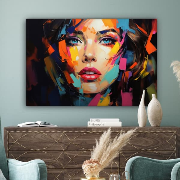 MuchoWow Högupplöst Foto på Canvas -Väggdekoration - Målning Print - Enkelt Upphängningssystem