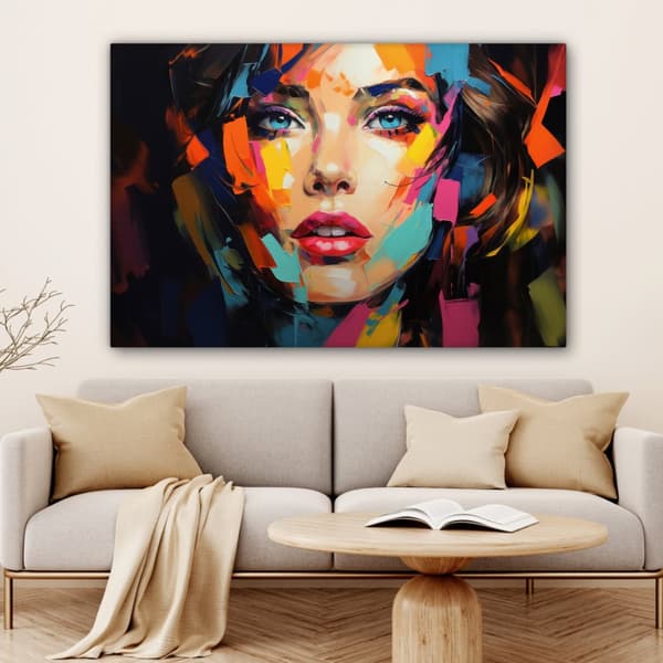 MuchoWow Högupplöst Foto på Canvas -Väggdekoration - Målning Print - Enkelt Upphängningssystem