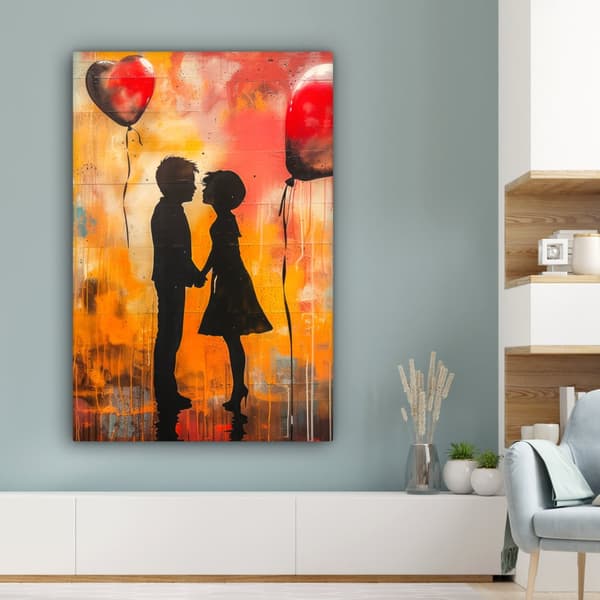 MuchoWow Högupplöst Foto på Canvas -Väggdekoration - Målning Print - Enkelt Upphängningssystem