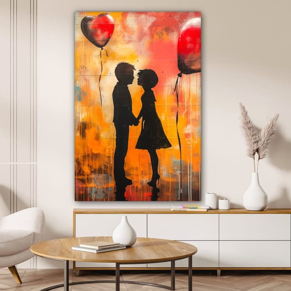 MuchoWow Högupplöst Foto på Canvas -Väggdekoration - Målning Print - Enkelt Upphängningssystem