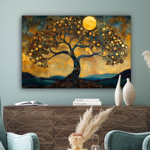 MuchoWow Högupplöst Foto på Canvas -Väggdekoration - Målning Print - Enkelt Upphängningssystem