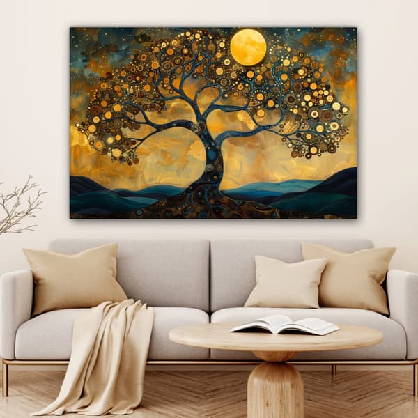 MuchoWow Högupplöst Foto på Canvas -Väggdekoration - Målning Print - Enkelt Upphängningssystem