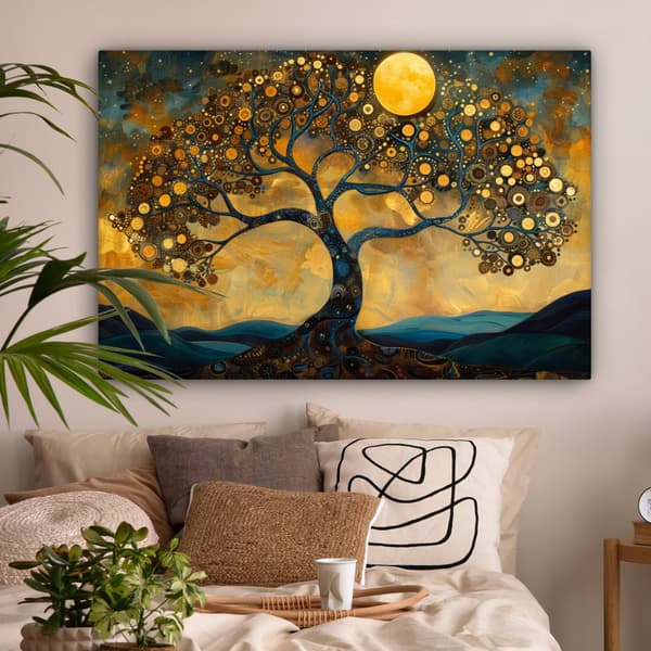 MuchoWow Högupplöst Foto på Canvas -Väggdekoration - Målning Print - Enkelt Upphängningssystem