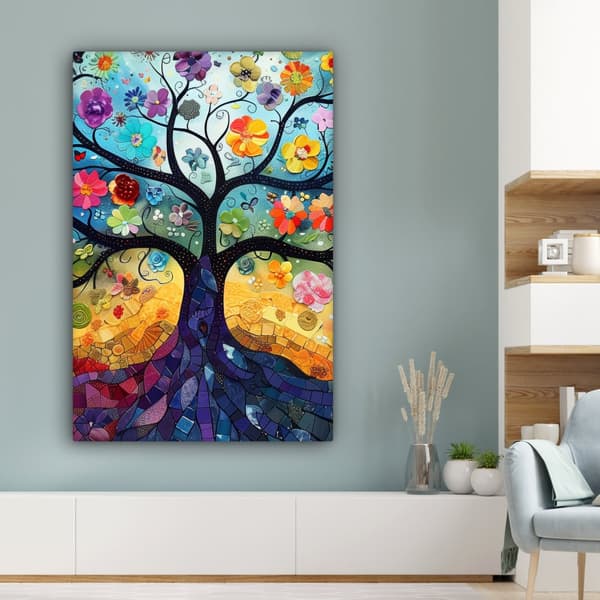 MuchoWow Högupplöst Foto på Canvas -Väggdekoration - Målning Print - Enkelt Upphängningssystem