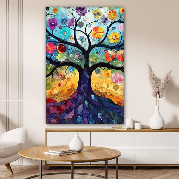 MuchoWow Högupplöst Foto på Canvas -Väggdekoration - Målning Print - Enkelt Upphängningssystem
