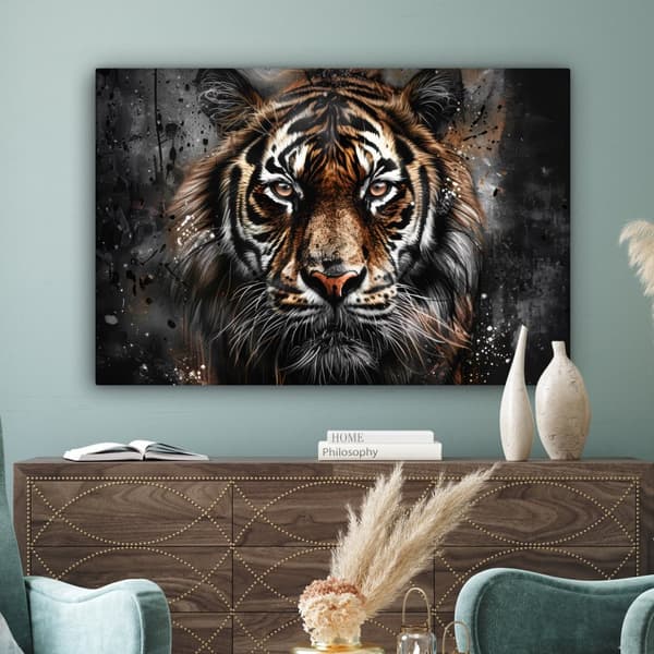 MuchoWow Högupplöst Foto på Canvas -Väggdekoration - Målning Print - Enkelt Upphängningssystem