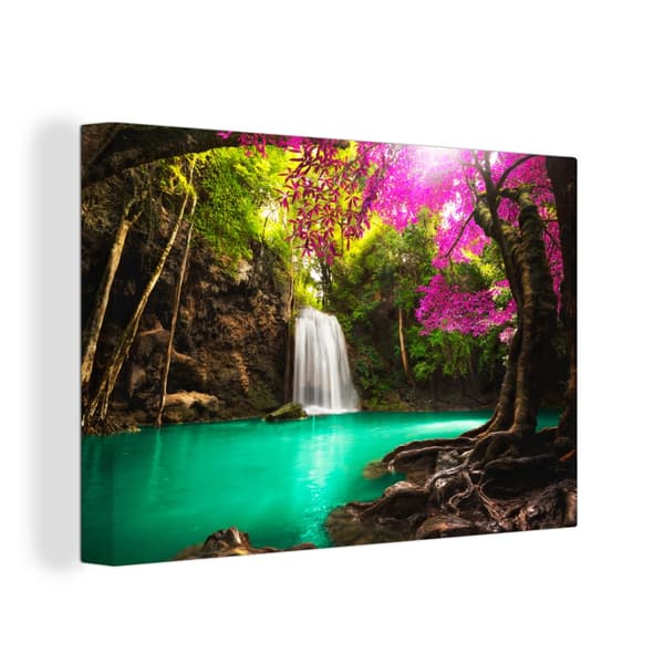 MuchoWow Högupplöst Foto på Canvas - Väggdekoration - Målning Print - Enkelt Upphängningssystem