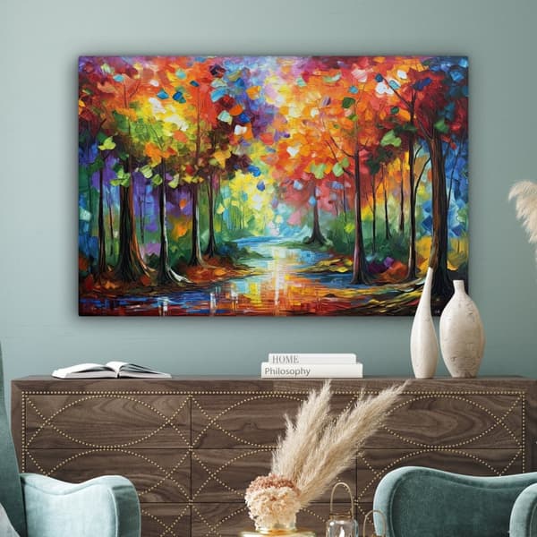 MuchoWow Högupplöst Foto på Canvas - Väggdekoration - Målning Print - Enkelt Upphängningssystem