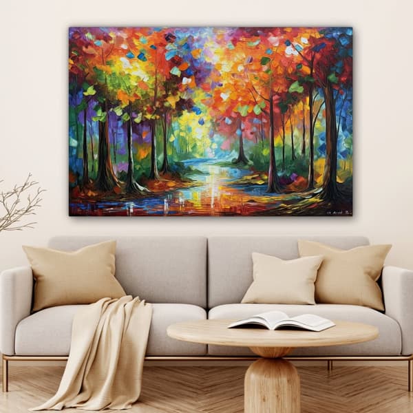 MuchoWow Högupplöst Foto på Canvas - Väggdekoration - Målning Print - Enkelt Upphängningssystem