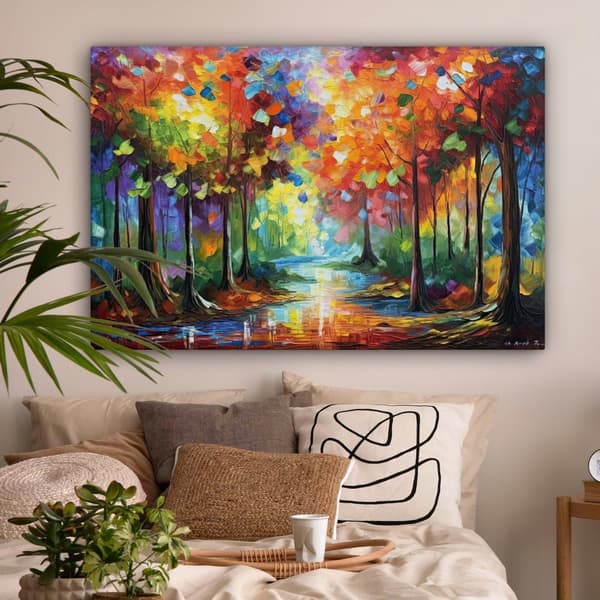 MuchoWow Högupplöst Foto på Canvas - Väggdekoration - Målning Print - Enkelt Upphängningssystem