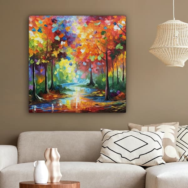 MuchoWow Högupplöst Foto på Canvas - Väggdekoration - Målning Print - Enkelt Upphängningssystem