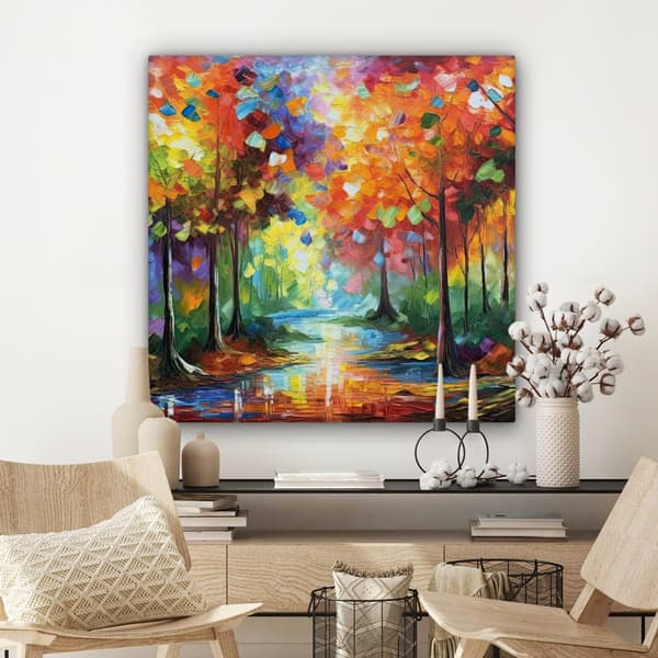 MuchoWow Högupplöst Foto på Canvas - Väggdekoration - Målning Print - Enkelt Upphängningssystem