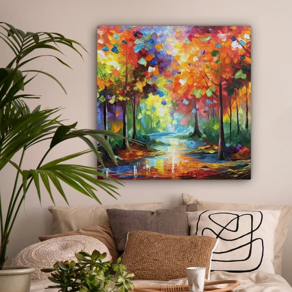 MuchoWow Högupplöst Foto på Canvas - Väggdekoration - Målning Print - Enkelt Upphängningssystem