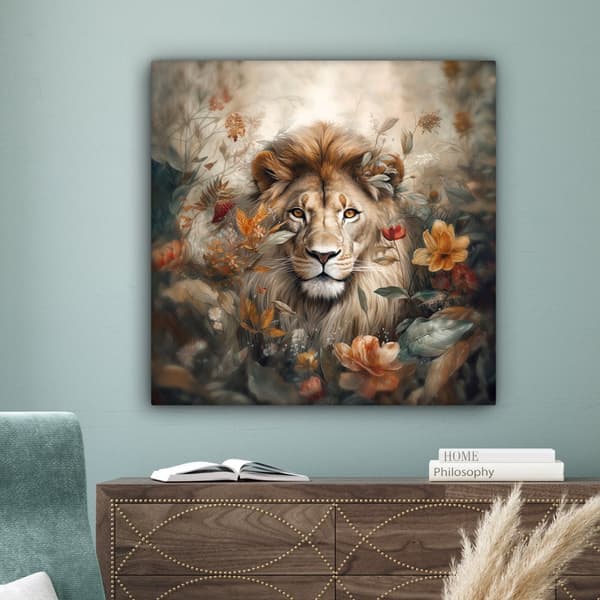 MuchoWow Högupplöst Foto på Canvas - Väggdekoration - Målning Print - Enkelt Upphängningssystem