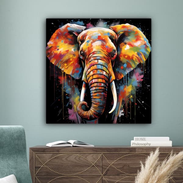 MuchoWow Högupplöst Foto på Canvas - Väggdekoration - Målning Print - Enkelt Upphängningssystem