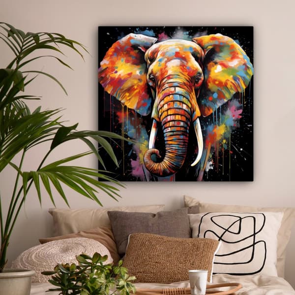 MuchoWow Högupplöst Foto på Canvas - Väggdekoration - Målning Print - Enkelt Upphängningssystem