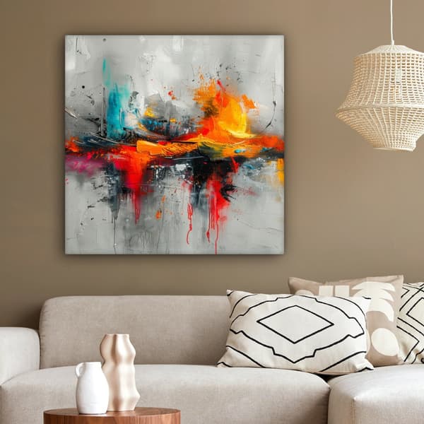 MuchoWow Högupplöst Foto på Canvas - Väggdekoration - Målning Print - Enkelt Upphängningssystem