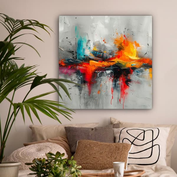 MuchoWow Högupplöst Foto på Canvas - Väggdekoration - Målning Print - Enkelt Upphängningssystem