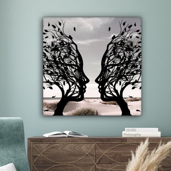 MuchoWow Högupplöst Foto på Canvas - Väggdekoration - Målning Print - Enkelt Upphängningssystem