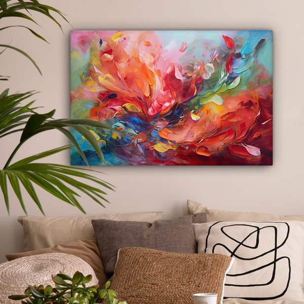 MuchoWow Högupplöst Foto på Canvas - Väggdekoration - Målning Print - Enkelt Upphängningssystem