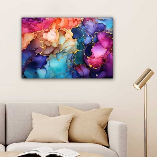 MuchoWow Högupplöst Foto på Canvas - Väggdekoration - Målning Print - Enkelt Upphängningssystem