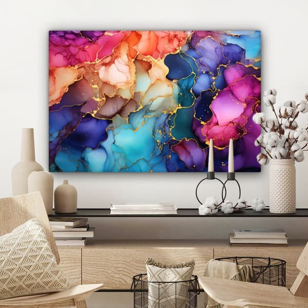 MuchoWow Högupplöst Foto på Canvas - Väggdekoration - Målning Print - Enkelt Upphängningssystem