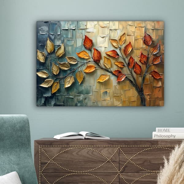 MuchoWow Högupplöst Foto på Canvas - Väggdekoration - Målning Print - Enkelt Upphängningssystem