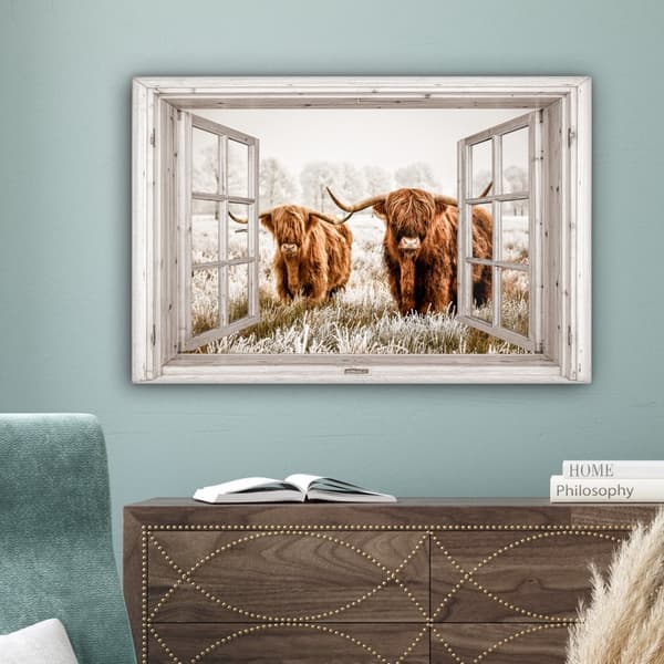 MuchoWow Högupplöst Foto på Canvas - Väggdekoration - Målning Print - Enkelt Upphängningssystem