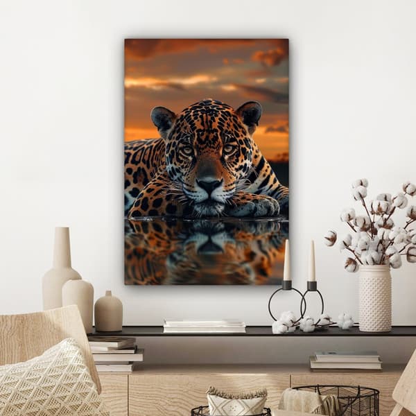 MuchoWow Högupplöst Foto på Canvas - Väggdekoration - Målning Print - Enkelt Upphängningssystem