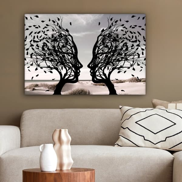 MuchoWow Högupplöst Foto på Canvas - Väggdekoration - Målning Print - Enkelt Upphängningssystem