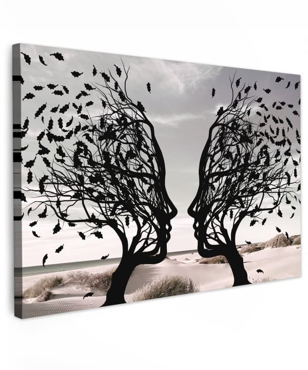 MuchoWow Högupplöst Foto på Canvas - Väggdekoration - Målning Print - Enkelt Upphängningssystem
