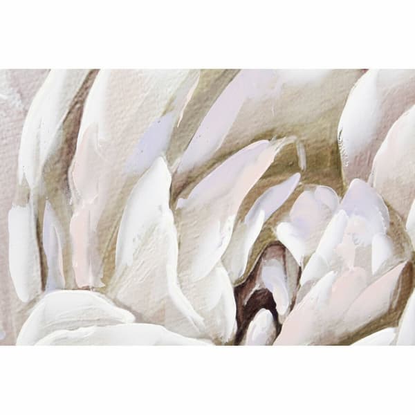 Maleri DKD Home Decor Blomst (80 x 3 x 80 cm) (2 enheder)