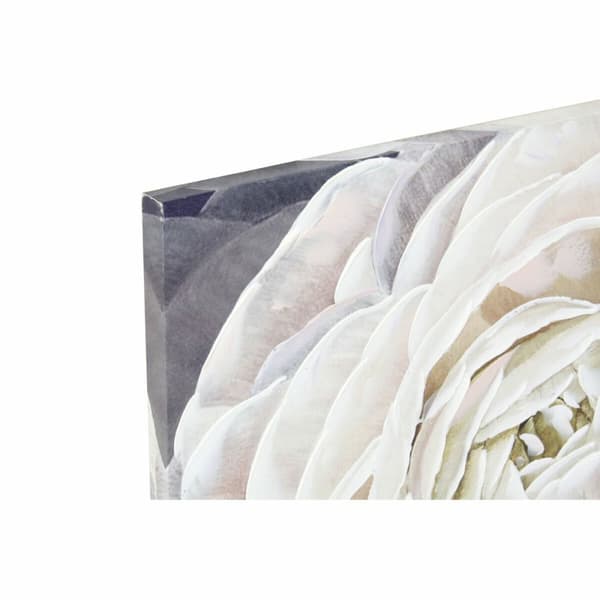 Maleri DKD Home Decor Blomst (80 x 3 x 80 cm) (2 enheder)