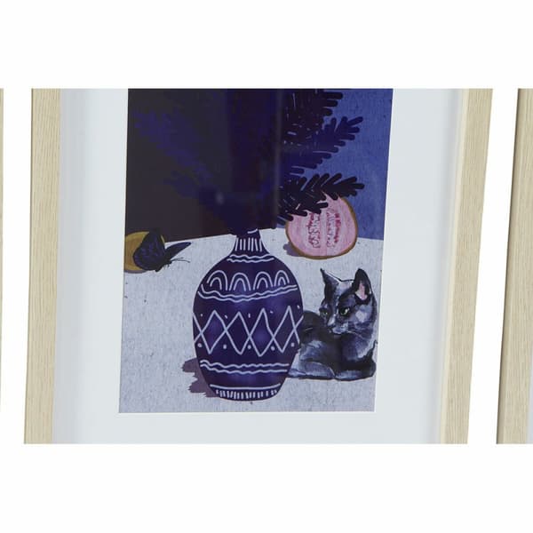 Maalaus DKD Home Decor Maljakko (35 x 2 x 45 cm) (4 osaa)