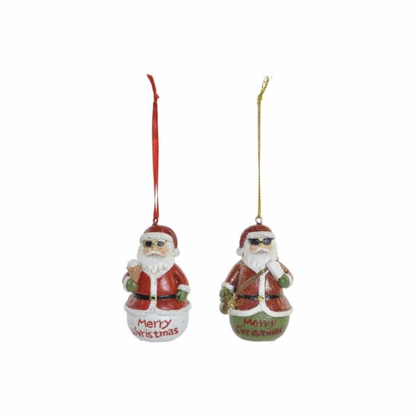Riippuva koriste DKD Home Decor Joulu Hartsi (2 pcs) (4.5 x 3 x 7 cm)