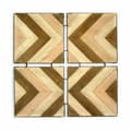 Miniatyrbillede 2 af 2: Vægdekoration Bafana Brun Beige 3 x 82,5 x 82,5 cm (2 enheder)