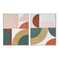 Miniatyrbillede 1 af 4: Maleri Home ESPRIT Abstrakt Urban 80 x 3,5 x 100 cm (2 enheder)