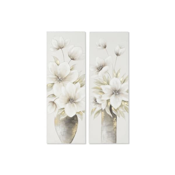 Maleri Home ESPRIT Vase Traditionel 40 x 3 x 120 cm (2 enheder)