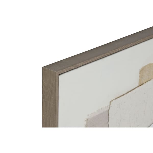 Maleri Home ESPRIT Hvid Beige Abstrakt Skandinavisk 62 x 3,2 x 82 cm (2 enheder)