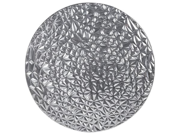 Veggdekorasjon Sølvfarget Jern Hengende Vegg Aksentstykke Metallisk Glamour Stil