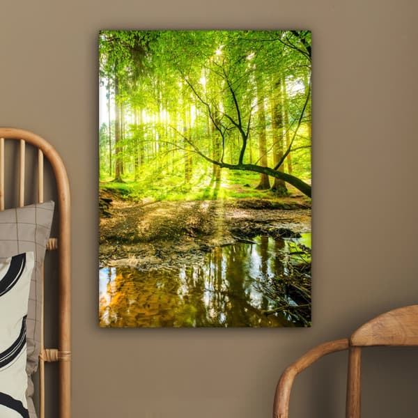 MuchoWow Högupplöst Foto på Canvas - Väggdekoration - Målning Print - Enkelt Upphängningssystem