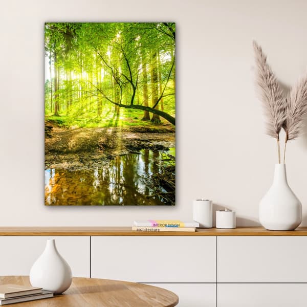 MuchoWow Högupplöst Foto på Canvas - Väggdekoration - Målning Print - Enkelt Upphängningssystem